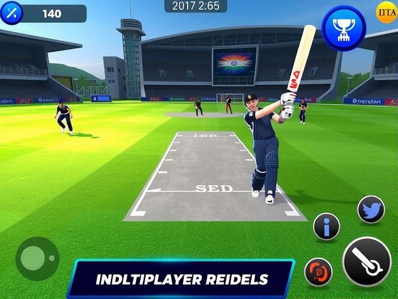 India Cricket Blitz Gameplay Screenshot